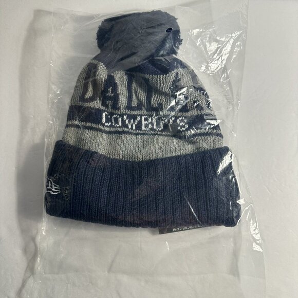 Dallas Cowboys New Era Winter Knit Hat Beanie Fleece Lined One Size NWT. - Picture 3 of 8